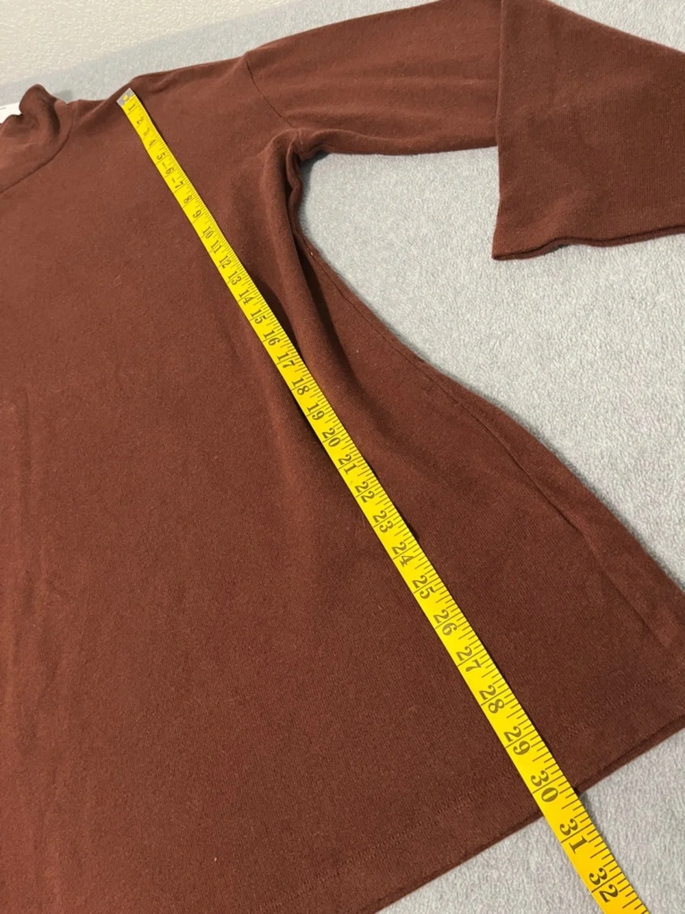 Reformation Aspen Mini Dress Womens Medium Brown Turtleneck Longsleeve - Picture 5 of 12